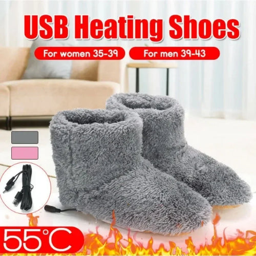 Cozy USB Heated Winter Boots