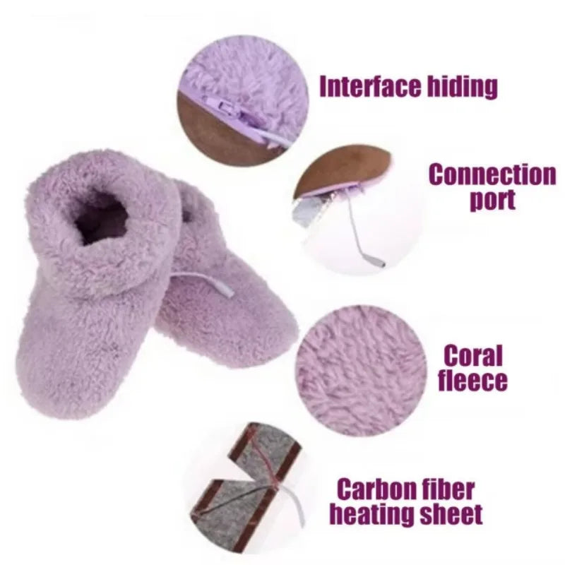 Cozy USB Heated Winter Boots