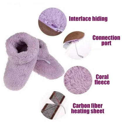 Cozy USB Heated Winter Boots