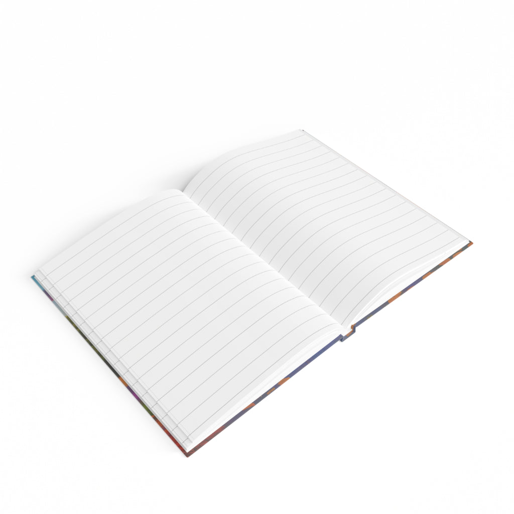 Open Letters to My Mom memorial journal showing ruled writing pages for letters memories and personal reflections