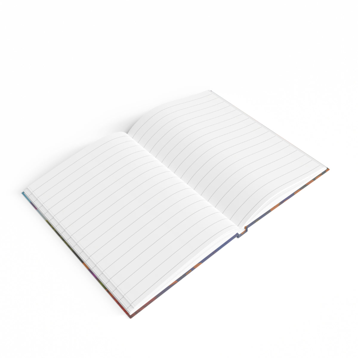 Open Letters to My Mom memorial journal showing ruled writing pages for letters memories and personal reflections