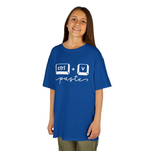 CTRL + V Youth Tee – The Paste to Dad’s Copy (Matching Family Shirts!)