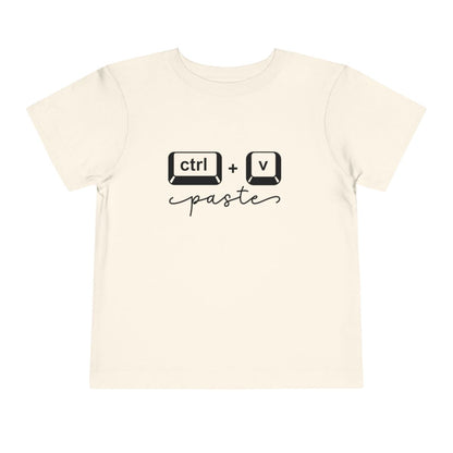 CTRL + V Toddler Tee – The Paste to Dad’s Copy (Matching Family Shirts!)