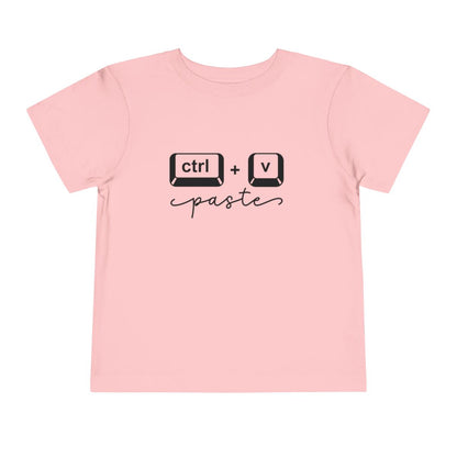 CTRL + V Toddler Tee – The Paste to Dad’s Copy (Matching Family Shirts!)