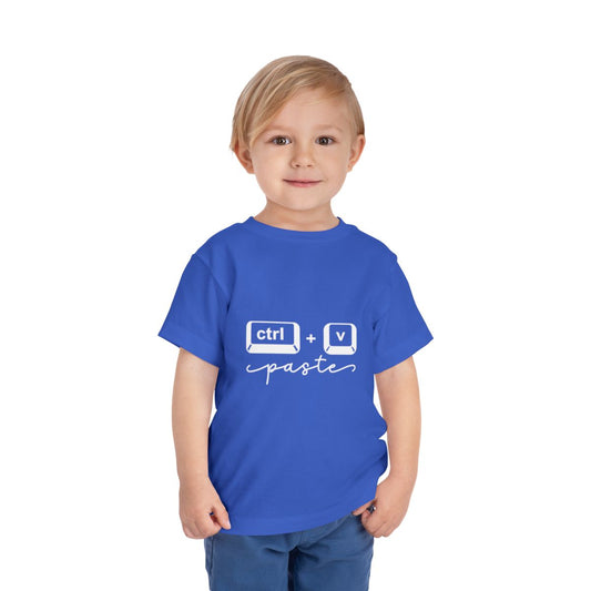 CTRL + V Toddler Tee – The Paste to Dad’s Copy (Matching Family Shirts!)