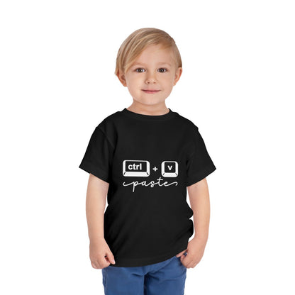 CTRL + V Toddler Tee – The Paste to Dad’s Copy (Matching Family Shirts!)