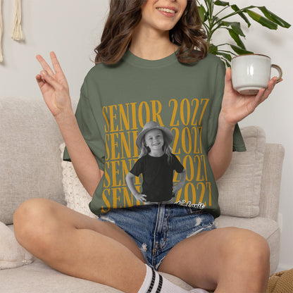 Custom Senior 2027 Shirt | Vintage Photo