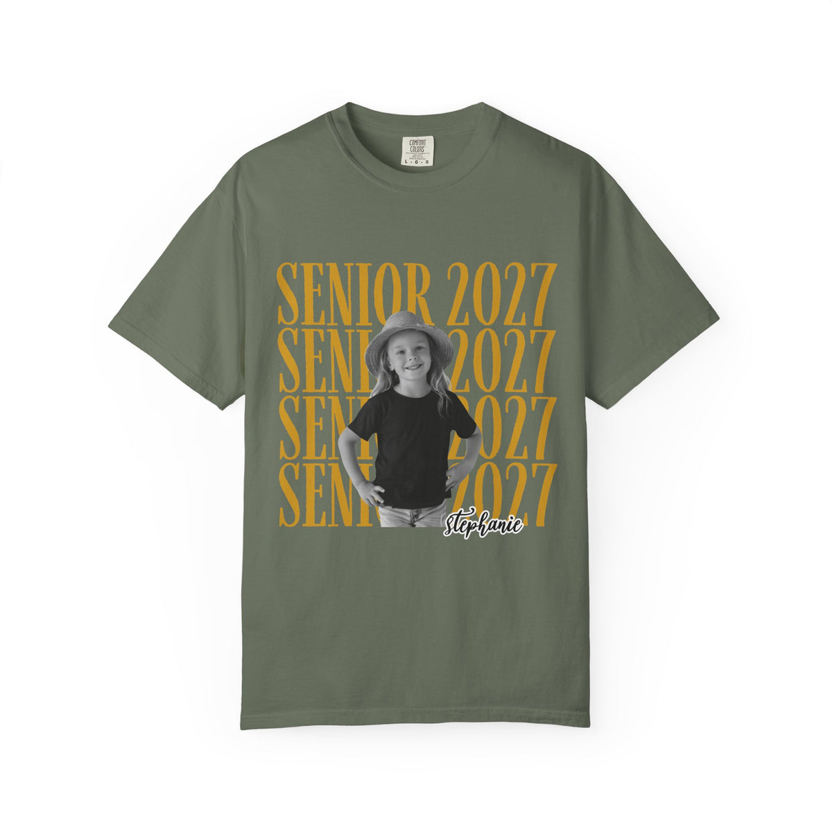 Custom Senior 2027 Shirt | Vintage Photo