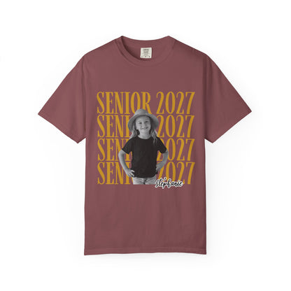 Custom Senior 2027 Shirt | Vintage Photo