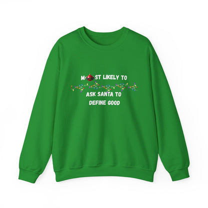 Most Likely To Santa Edition (Dark Apparel) | Christmas Humor | Gift for Friends & Family
