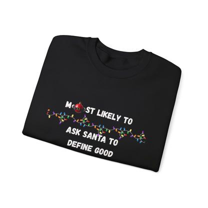 Most Likely To Santa Edition (Dark Apparel) | Christmas Humor | Gift for Friends & Family
