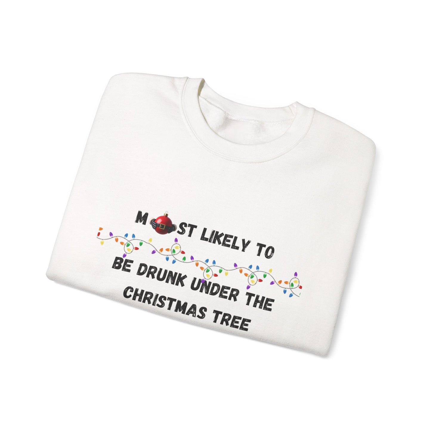 Most Likely To Food & Drink Edition (Light Apparel) | Christmas Humor Tee | Gift for Friends & Family
