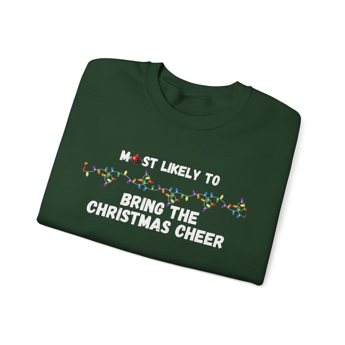 Most Likely To Christmas Spirit Edition (Dark Apparel) | Christmas Humor | Gift for Friends & Family
