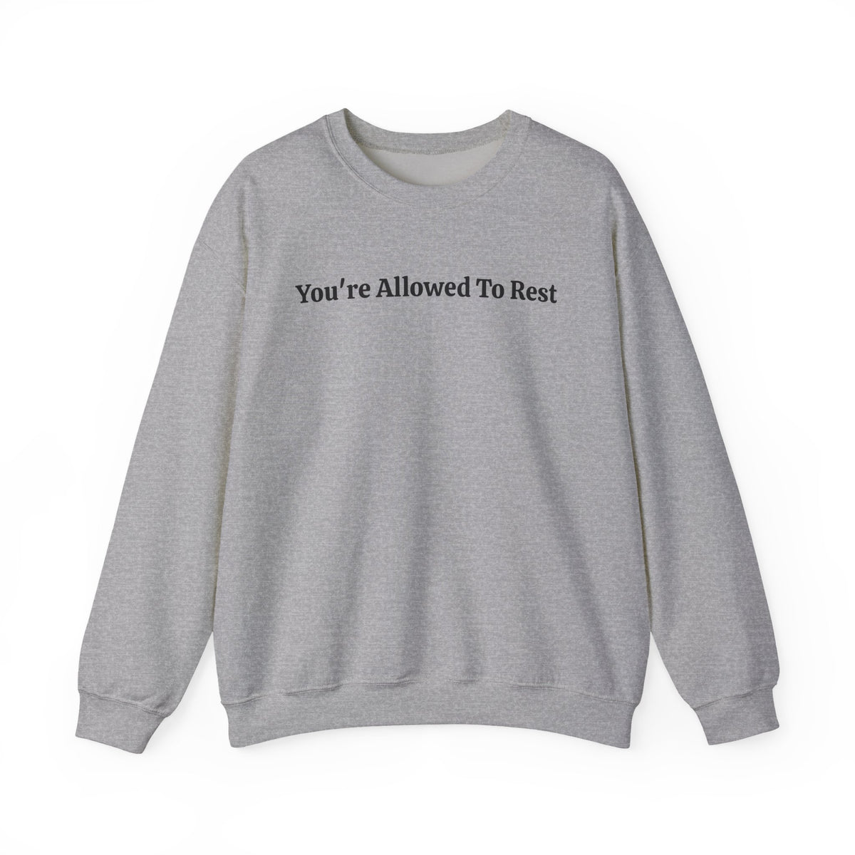 “You’re Allowed To Rest” Cozy Affirmation Sweatshirt