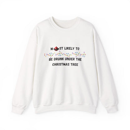 Most Likely To Food & Drink Edition (Light Apparel) | Christmas Humor Tee | Gift for Friends & Family