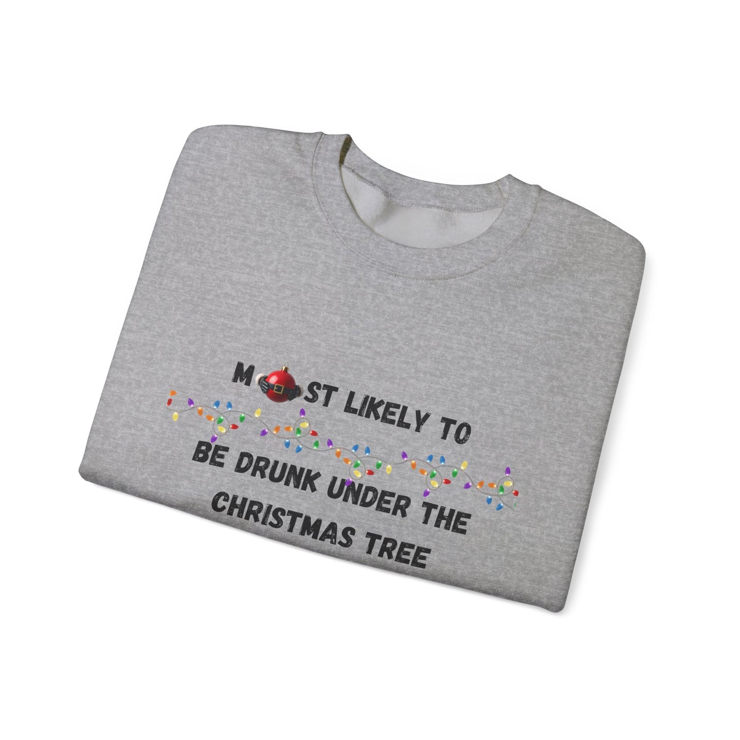 Most Likely To Food & Drink Edition (Light Apparel) | Christmas Humor Tee | Gift for Friends & Family