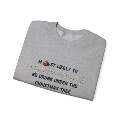 Most Likely To Food & Drink Edition (Light Apparel) | Christmas Humor Tee | Gift for Friends & Family