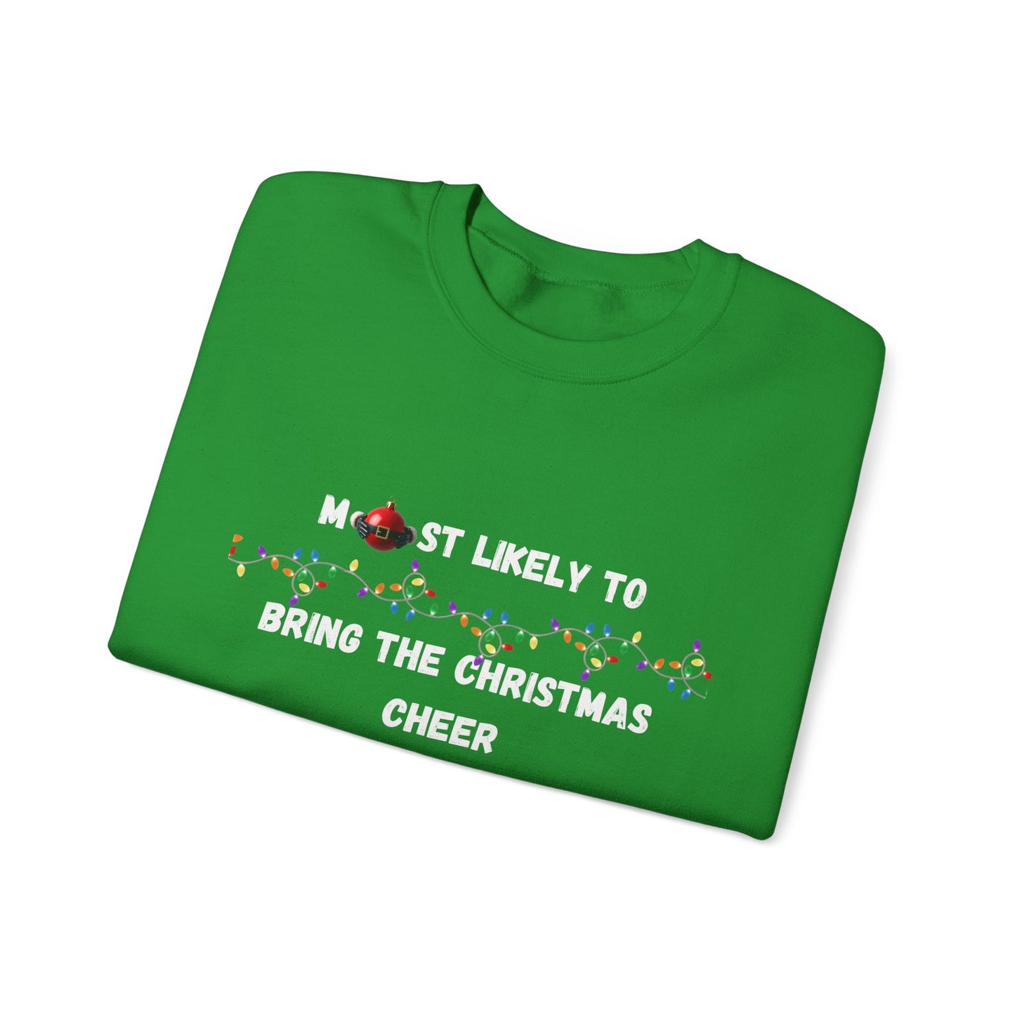 Most Likely To Christmas Spirit Edition (Dark Apparel) | Christmas Humor | Gift for Friends & Family