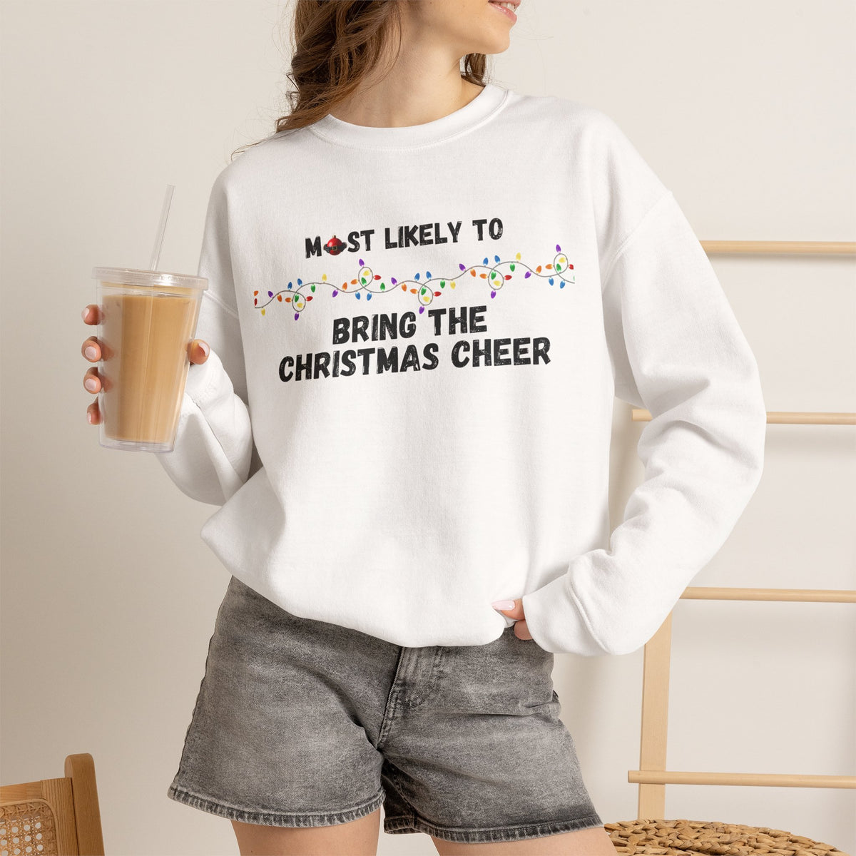 Most Likely To Christmas Spirit (Light Apparel) | Christmas Humor Tee | Gift for Friends & Family