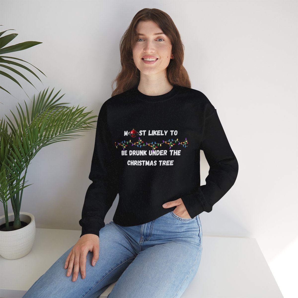 Most Likely To Naughty Edition (Dark Apparel) | Christmas Humor | Gift for Friends & Family