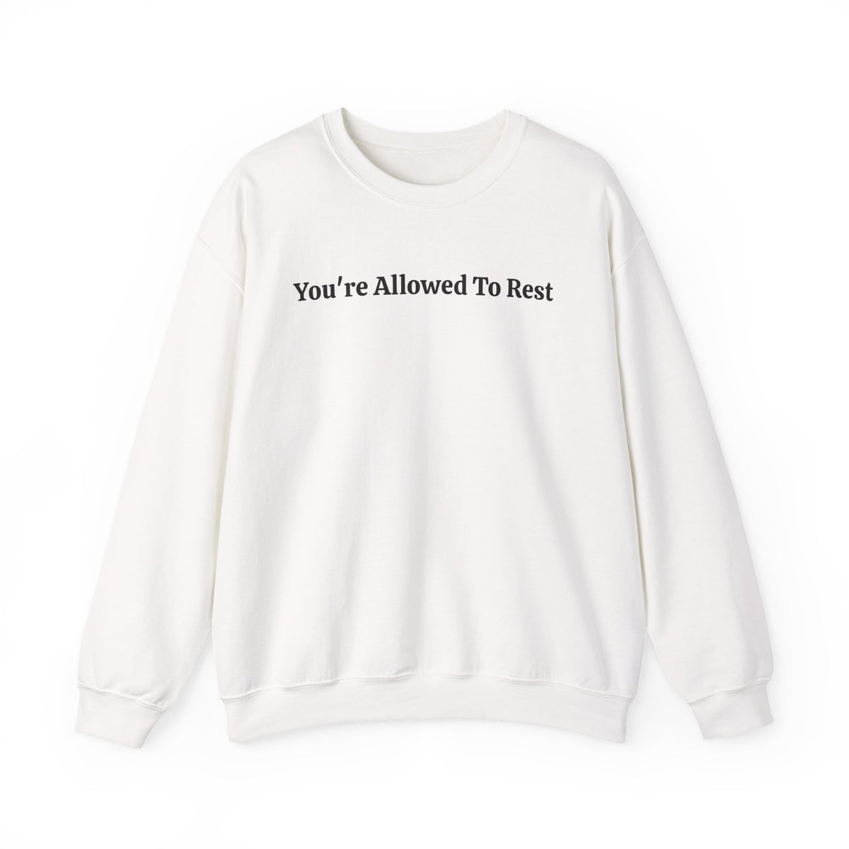 “You’re Allowed To Rest” Cozy Affirmation Sweatshirt