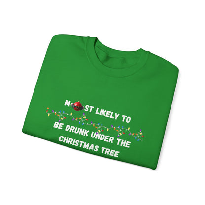 Most Likely To Food & Drink Edition (Dark Apparel) | Christmas Humor | Gift for Friends & Family