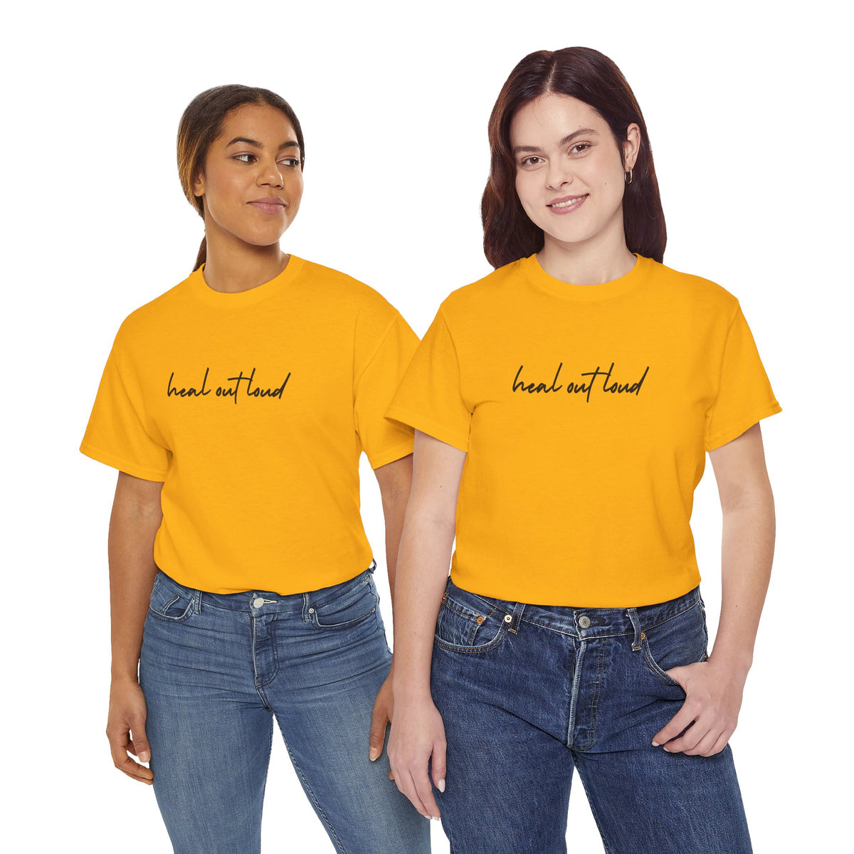 “Heal Out Loud” Mental Wellness Apparel – Tee, Long Sleeve, or Sweatshirt | Faith, Healing & Purpose