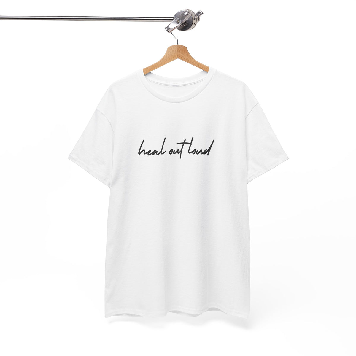 “Heal Out Loud” Mental Wellness Apparel – Tee, Long Sleeve, or Sweatshirt | Faith, Healing & Purpose