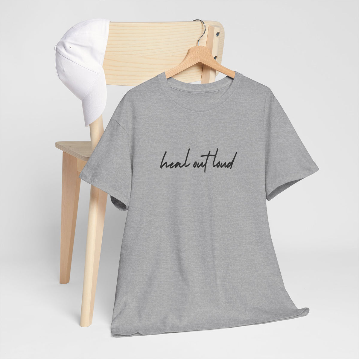 “Heal Out Loud” Mental Wellness Apparel – Tee, Long Sleeve, or Sweatshirt | Faith, Healing & Purpose