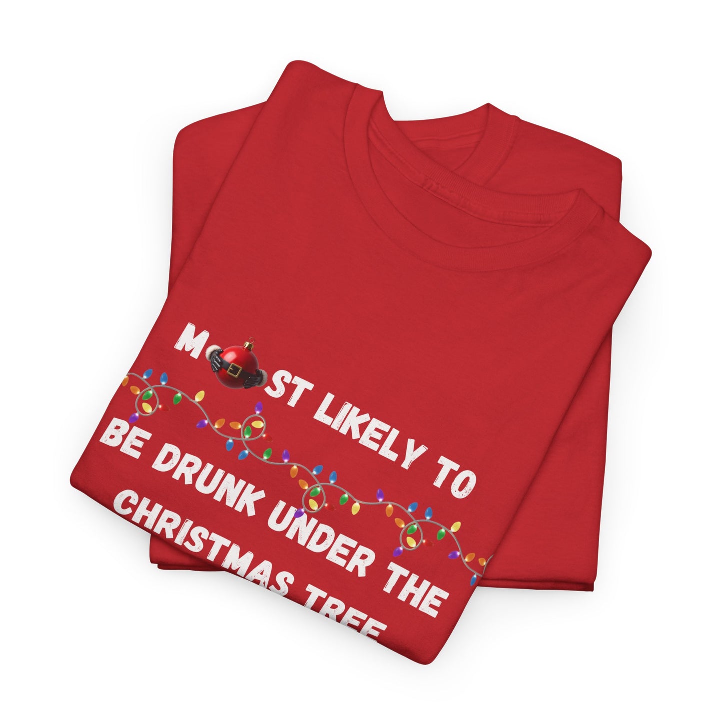 Most Likely To Food & Drink Edition (Dark Apparel) | Christmas Humor | Gift for Friends & Family