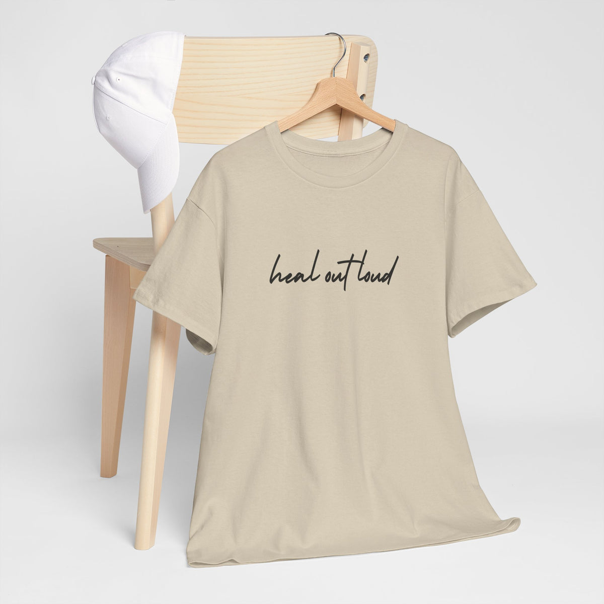 “Heal Out Loud” Mental Wellness Apparel – Tee, Long Sleeve, or Sweatshirt | Faith, Healing & Purpose