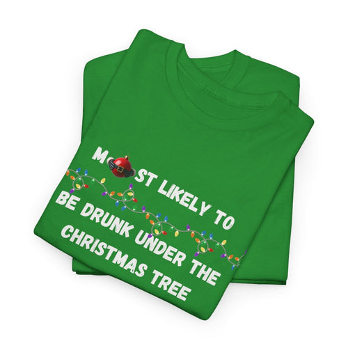 Most Likely To Naughty Edition (Dark Apparel) | Christmas Humor | Gift for Friends & Family