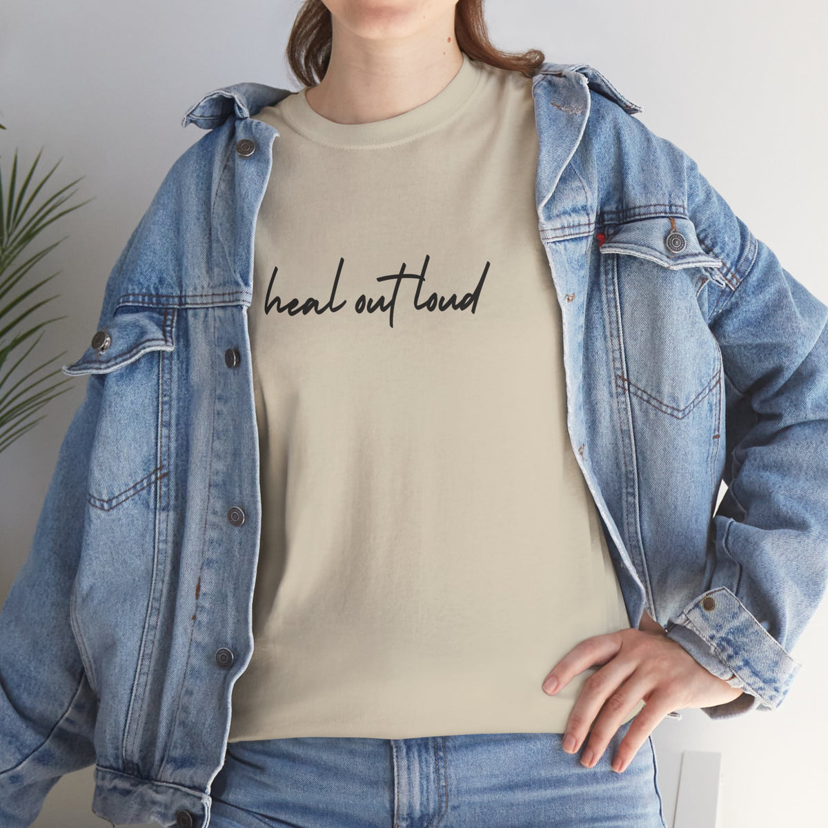 “Heal Out Loud” Mental Wellness Apparel – Tee, Long Sleeve, or Sweatshirt | Faith, Healing & Purpose