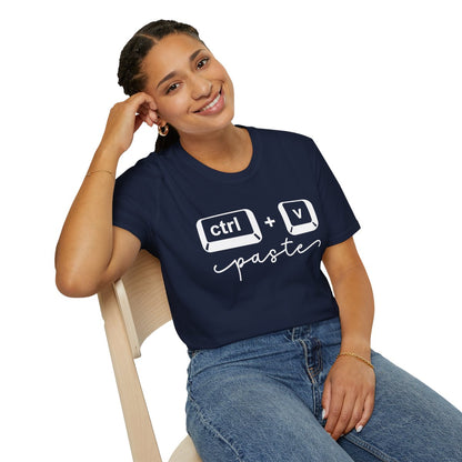 CTRL + V Adult Tee – The Paste to Dad’s Copy (Matching Family Shirts!)