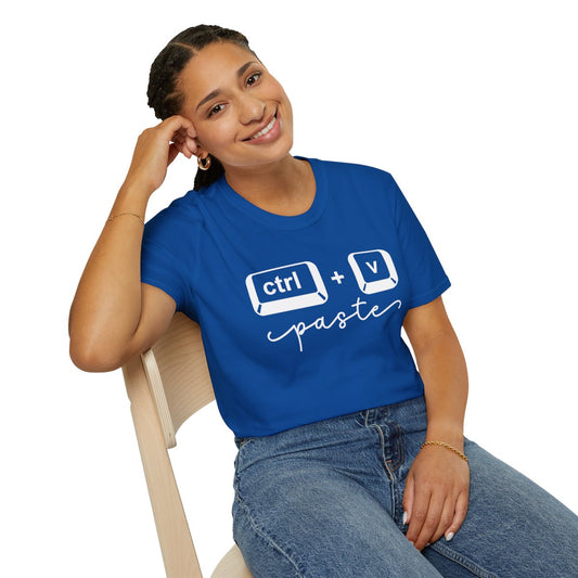 CTRL + V Adult Tee – The Paste to Dad’s Copy (Matching Family Shirts!)