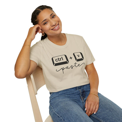 CTRL + V Adult Tee – The Paste to Dad’s Copy (Matching Family Shirts!)