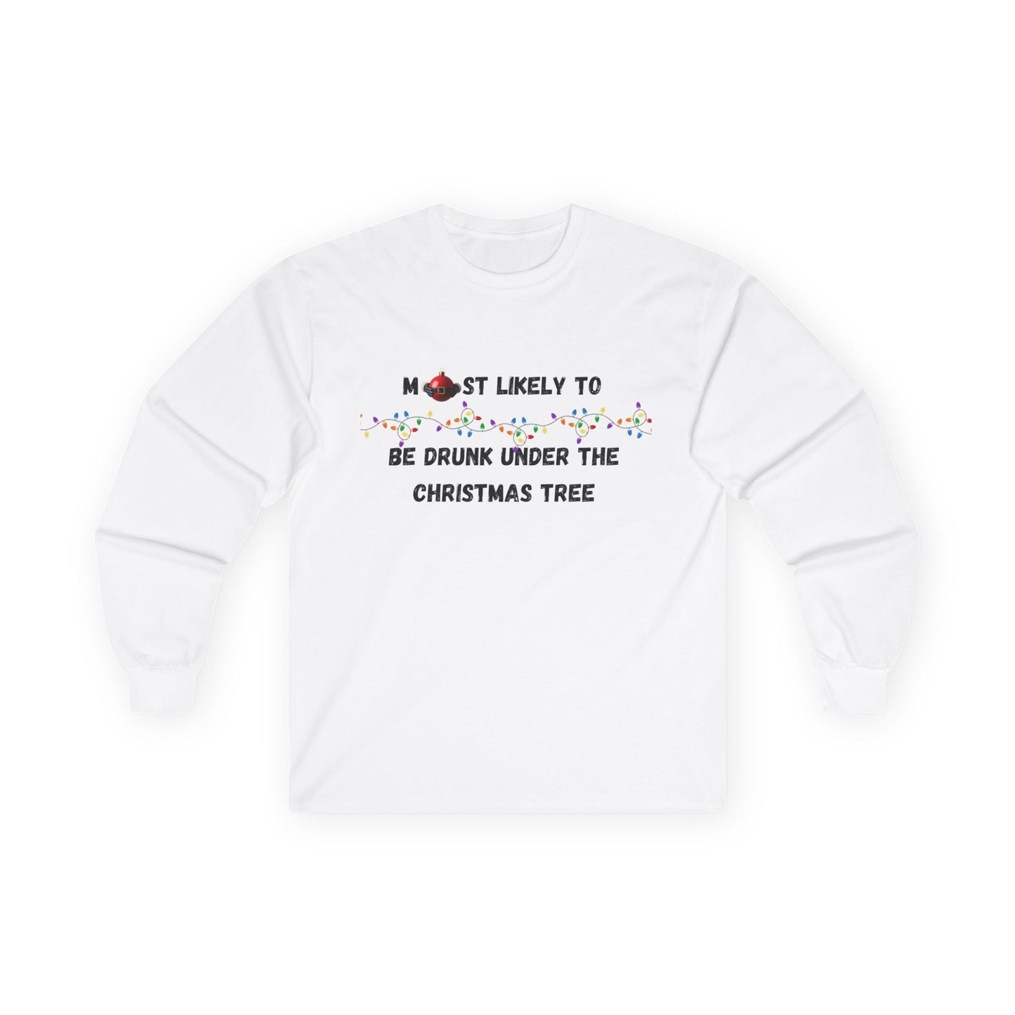Most Likely To Food & Drink Edition (Light Apparel) | Christmas Humor Tee | Gift for Friends & Family