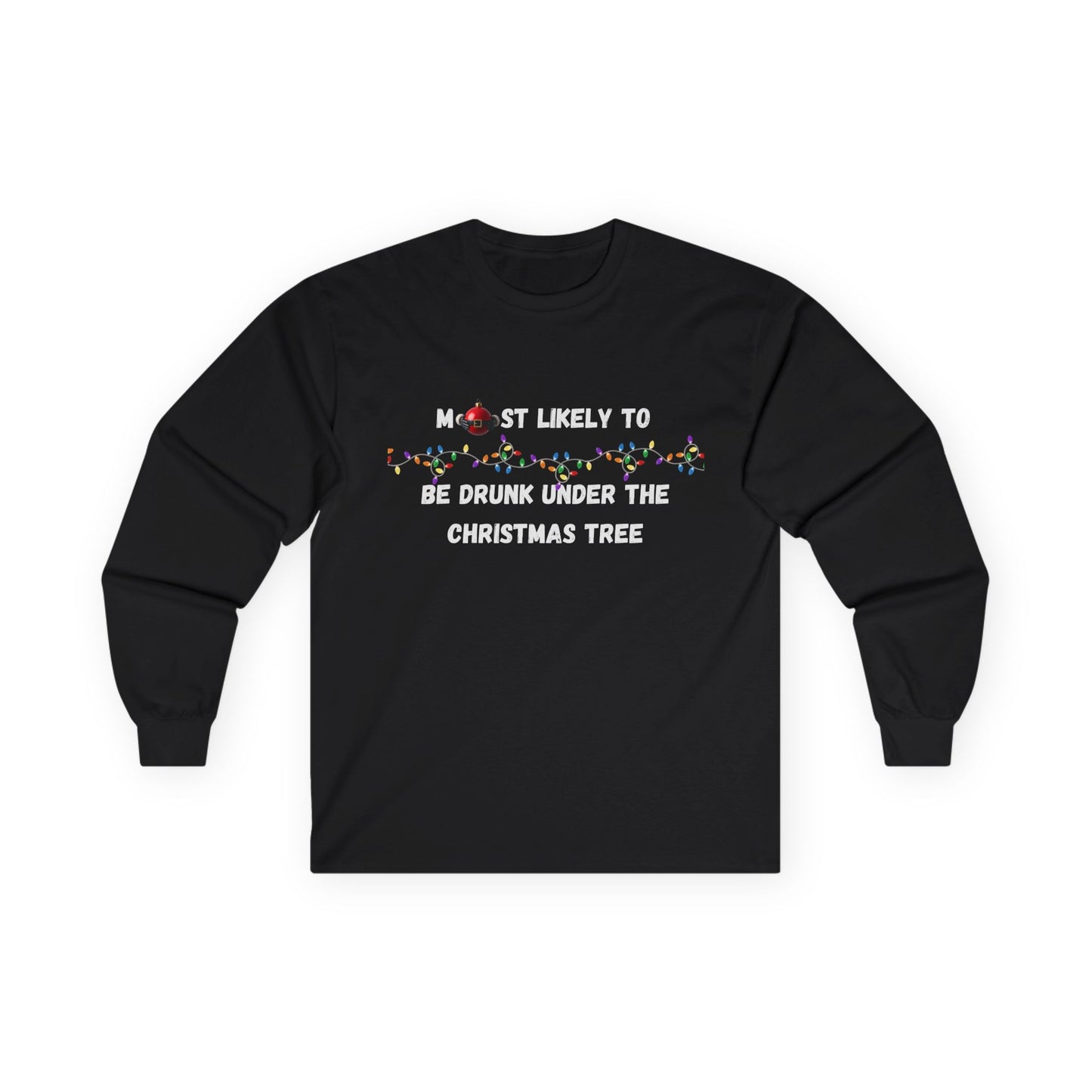 Most Likely To Food & Drink Edition (Dark Apparel) | Christmas Humor | Gift for Friends & Family