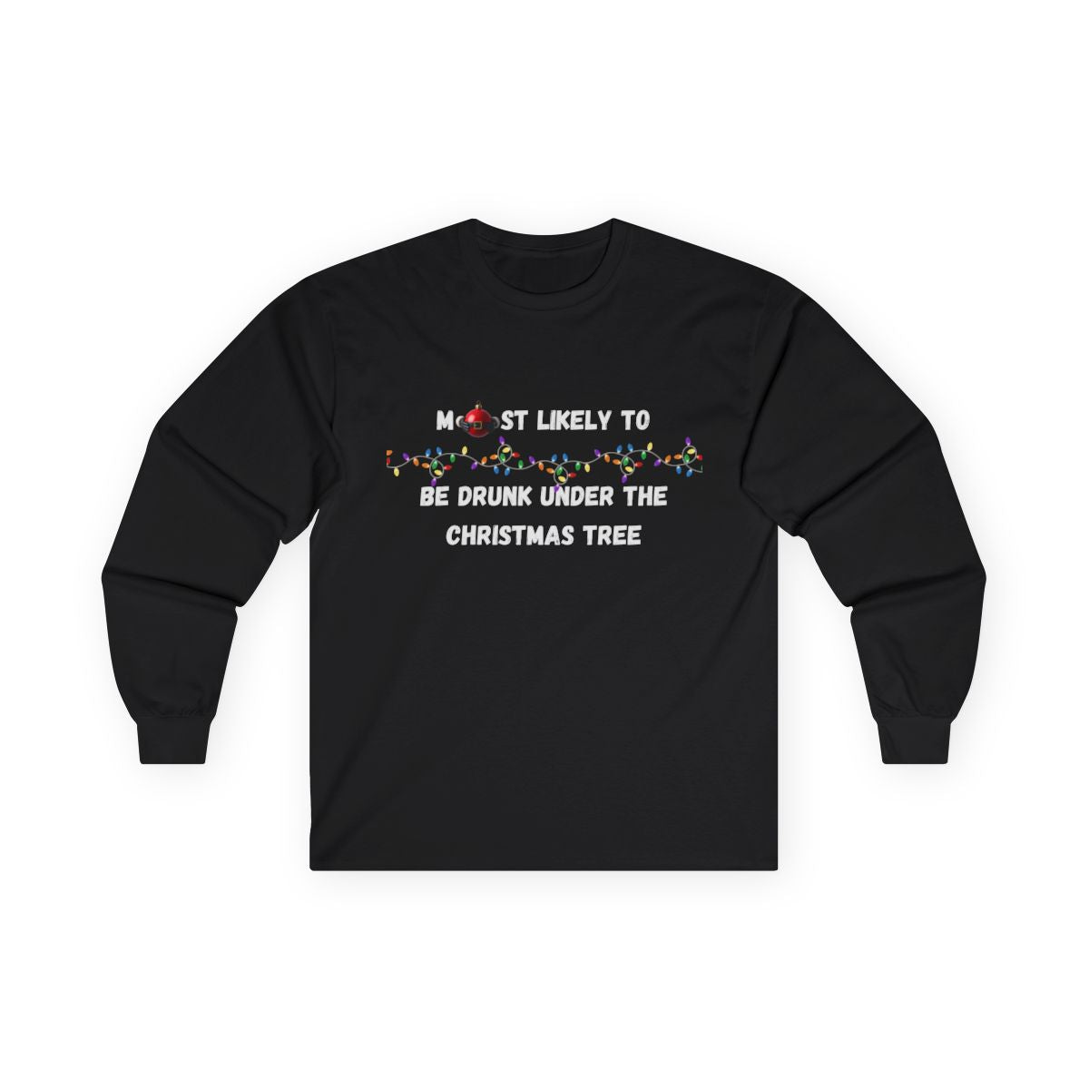 Most Likely To Naughty Edition (Dark Apparel) | Christmas Humor | Gift for Friends & Family