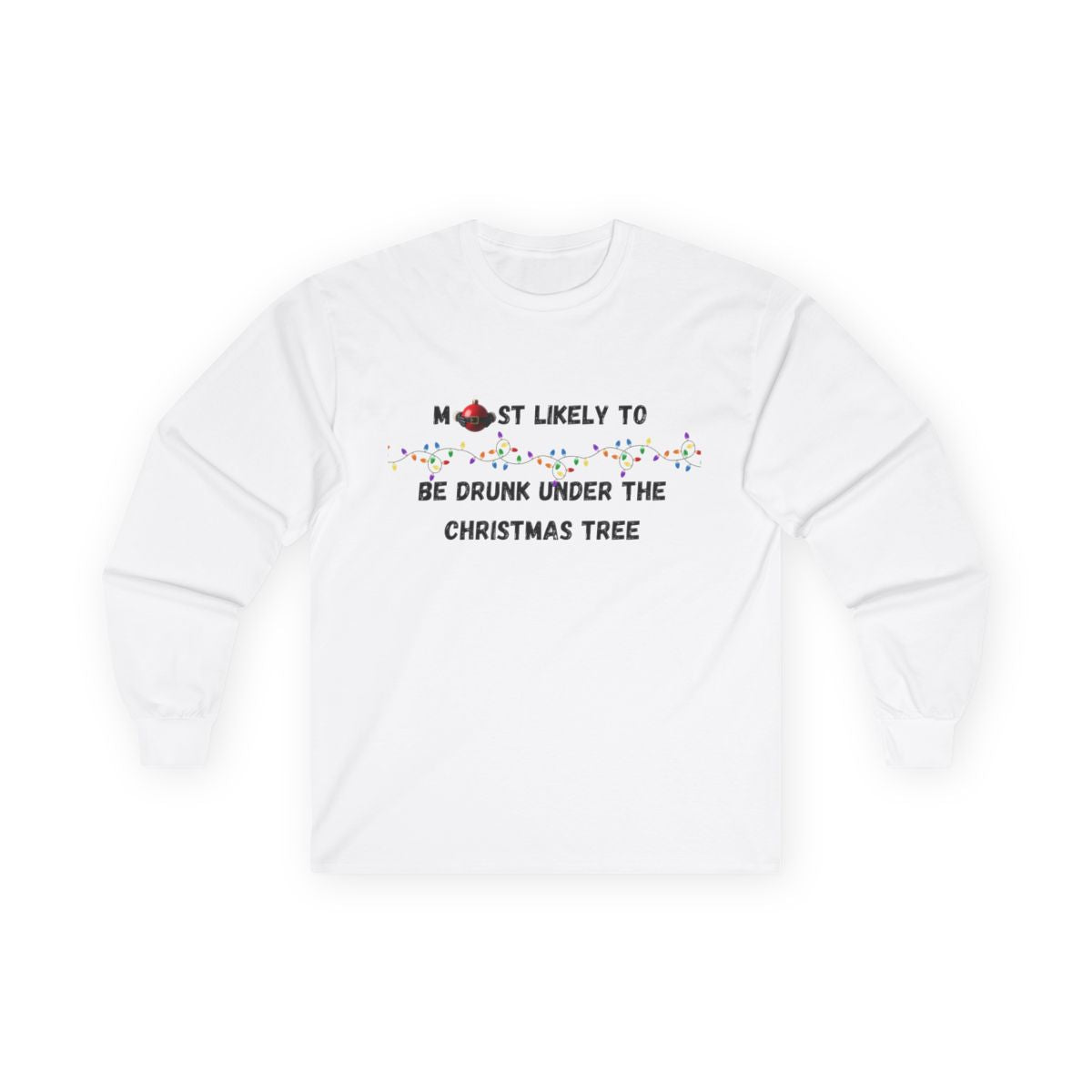 Most Likely To Food & Drink Edition (Light Apparel) | Christmas Humor Tee | Gift for Friends & Family