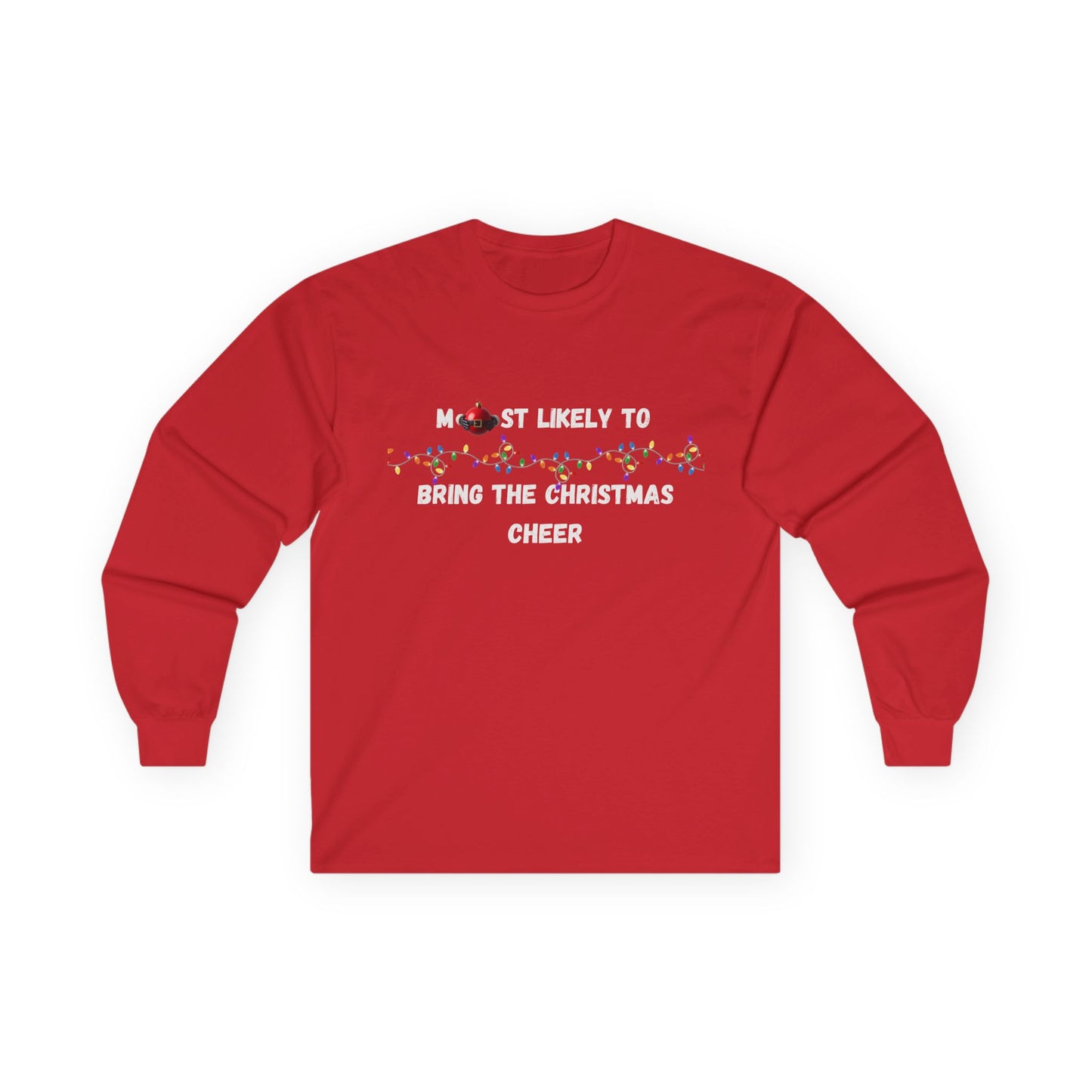Most Likely To Christmas Spirit Edition (Dark Apparel) | Christmas Humor | Gift for Friends & Family