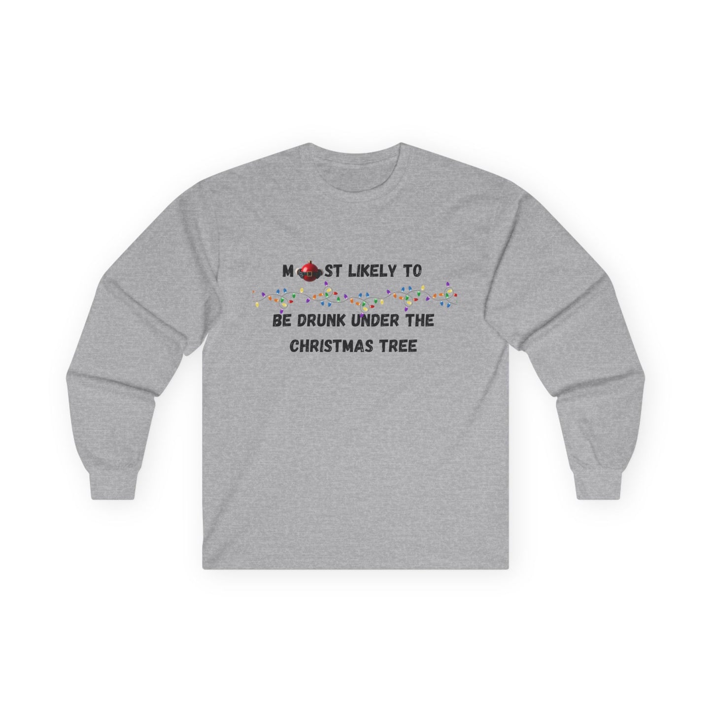 Most Likely To Food & Drink Edition (Light Apparel) | Christmas Humor Tee | Gift for Friends & Family