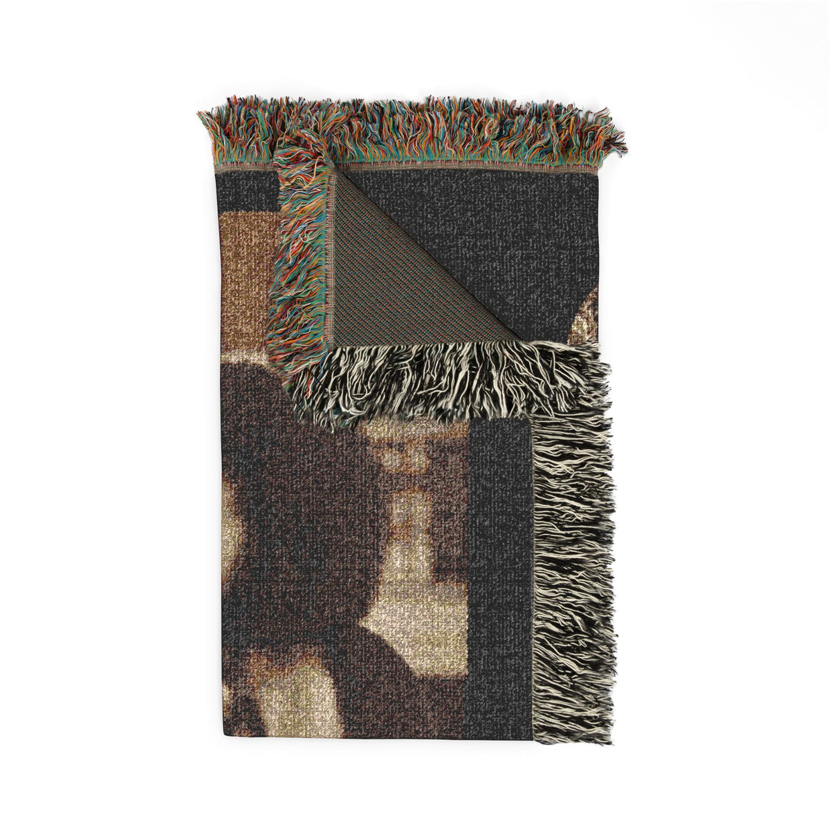 Personalized Memorial Woven Blanket – Custom Photo Remembrance Gift