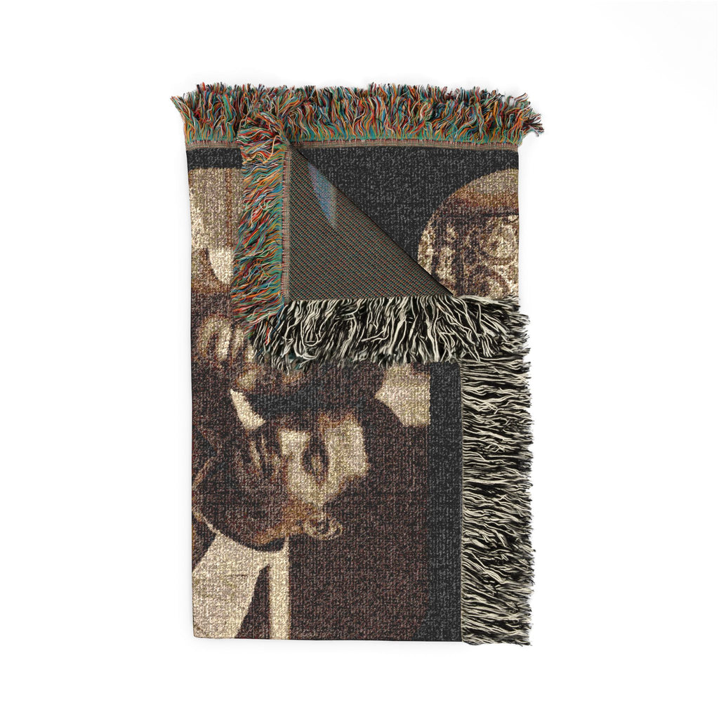 Personalized Memorial Woven Blanket – Custom Photo Remembrance Gift
