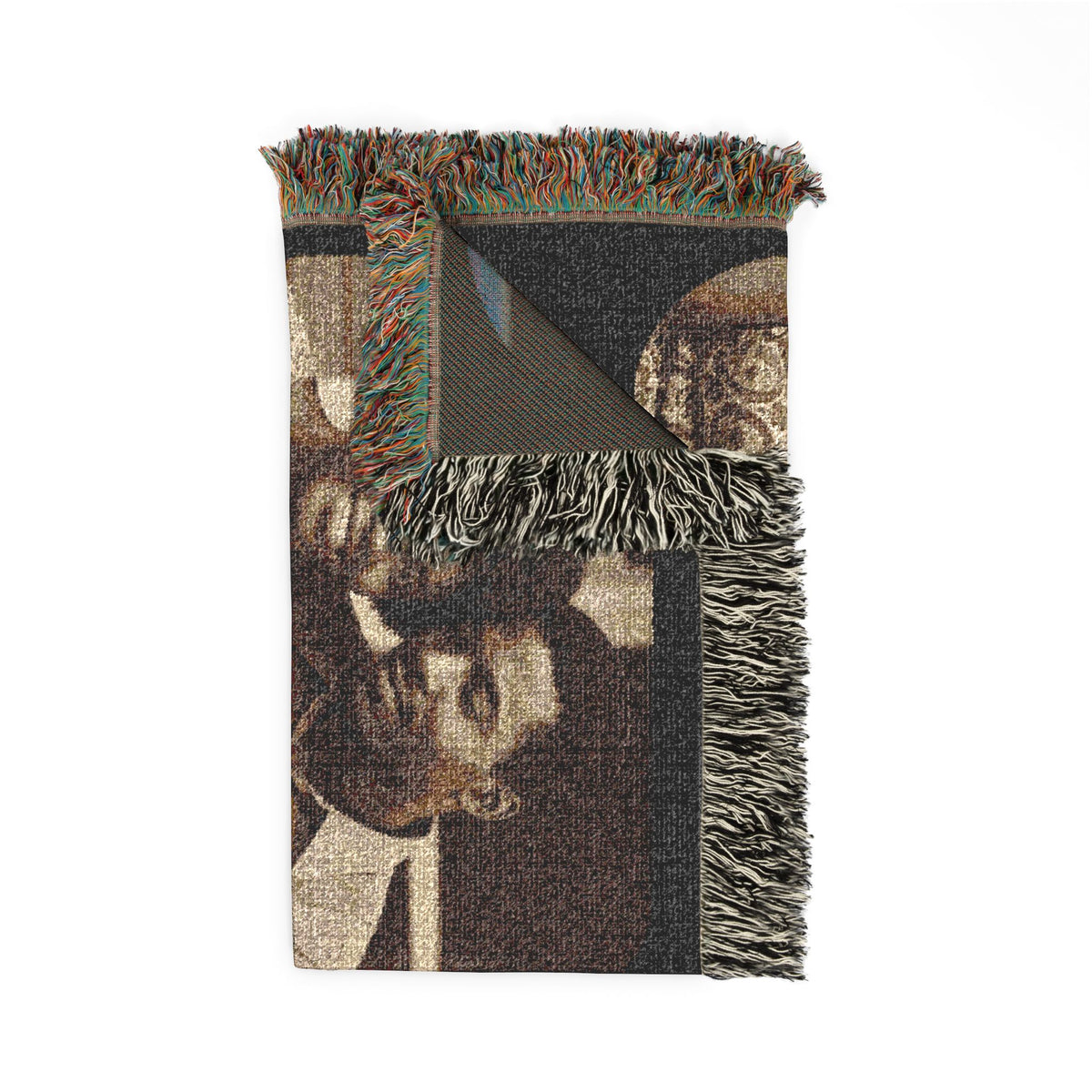 Personalized Memorial Woven Blanket – Custom Photo Remembrance Gift